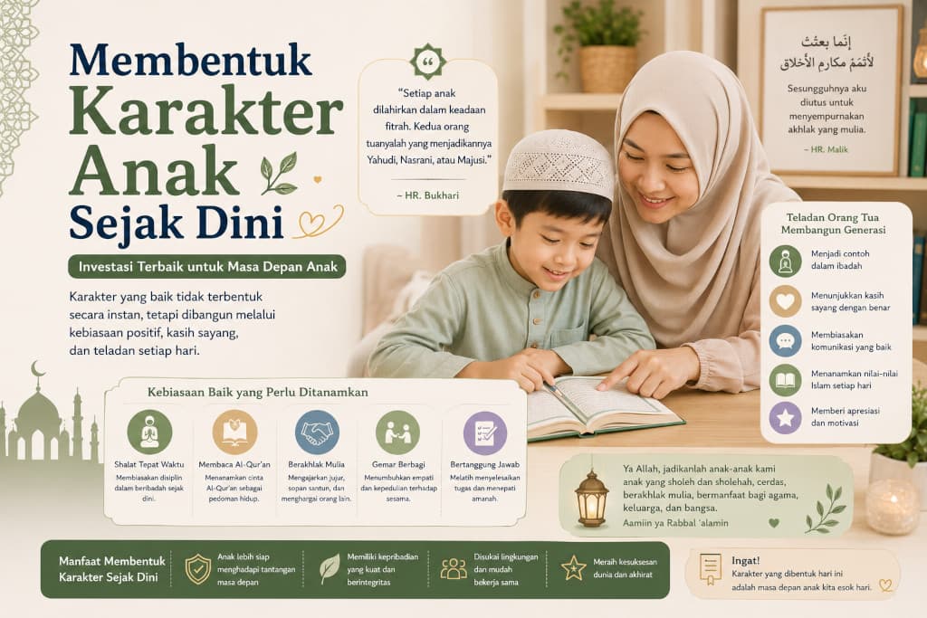 Membentuk Karakter Anak Sejak Dini