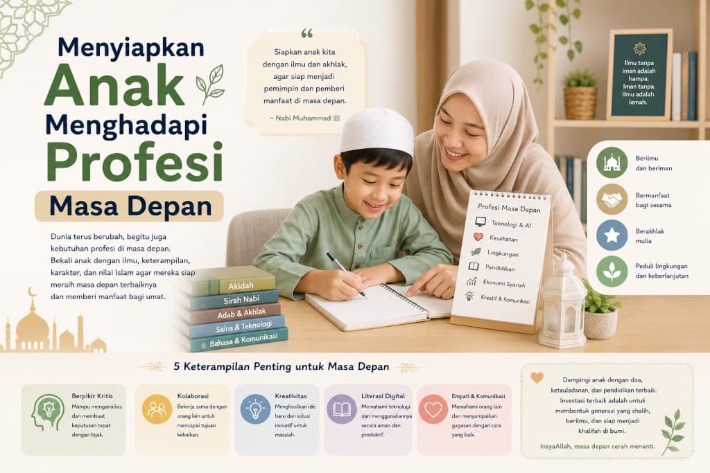 Menyiapkan Anak Menghadapi Profesi Masa Depan